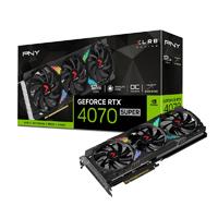 TARJETA DE VIDEO PNY GEFORCE RTX 4070 SUPER VERTO TRIPLE FAN XLR8 ARGB OC / 12GB GDDR6 / DP 1.4A / HDMI 2.1 / PCIE 4.0 X16 / GAMA ALTA / GAMER TARJETA DE VIDEO PNY GEFORCE RTX 4070 SUPER VERTO TRIPLE FAN XLR8 ARGB OC / 12GB GDDR6 / DP 1.4A / HDMI 2.1 / PCIE 4.0 X16 / GAMA ALTA / GAMER